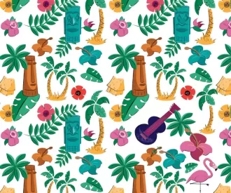Hawaiian themed Hidden Mickey Brainteaser