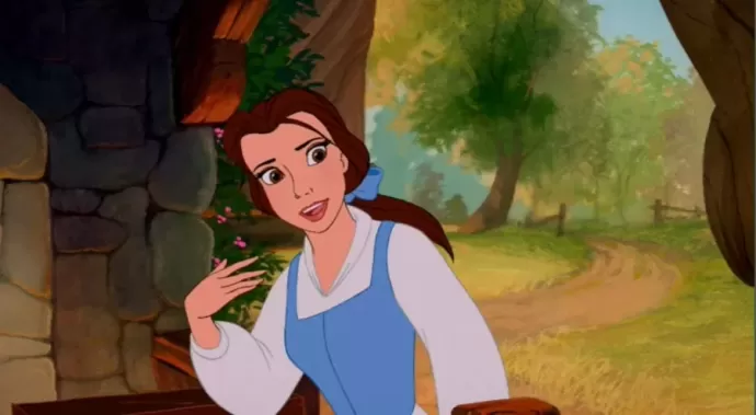 Belle's Home Hidden Mickey
